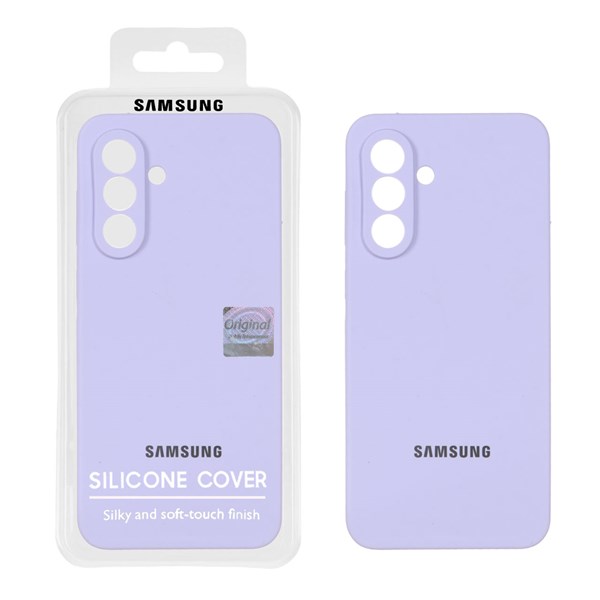 قاب سیلیکونی پاک کنی اورجینال Master Quality مدل Samsung Galaxy A56 / A36 - یاسی (پک دار)