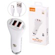 شارژر فندکی فست شارژ Ldnio C511Q 3A QC3.0 36W + کابل تایپ سی