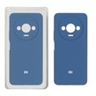 قاب سیلیکونی پاک کنی محافظ لنزدار اورجینال Xiaomi Redmi A3 / A3x / Poco C61 - آبی تیره (پک دار)