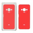 قاب سیلیکونی پاک کنی محافظ لنزدار اورجینال Xiaomi Redmi A3 / A3x / Poco C61 - قرمز (پک دار)