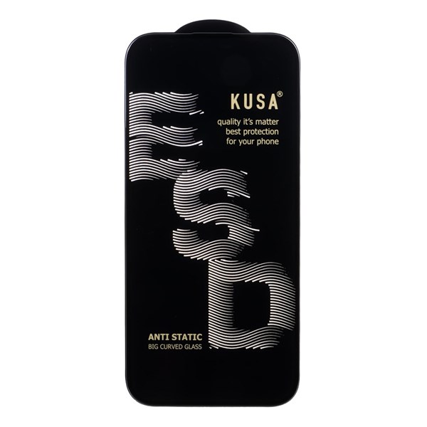 محافظ صفحه نمایش شیشه ای Full Cover Kusa Anti Static ESD مدل Apple iPhone 16