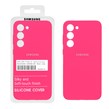 قاب سیلیکونی پاک کنی اورجینال درجه یک Samsung Galaxy S23 Plus - صورتی فانتزی (پک دار)