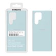 قاب سیلیکونی پاک کنی اورجینال درجه یک Samsung Galaxy S22 Ultra - سبز روشن (پک دار)