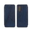 کیف چرمی موبایل مغناطیسی حصیری مورب Samsung Galaxy M52 - سرمه ای