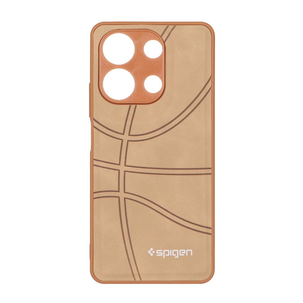 قاب طرح جیر Spigen بسکتبالی Xiaomi Redmi Note 13 4G - نسکافه ای