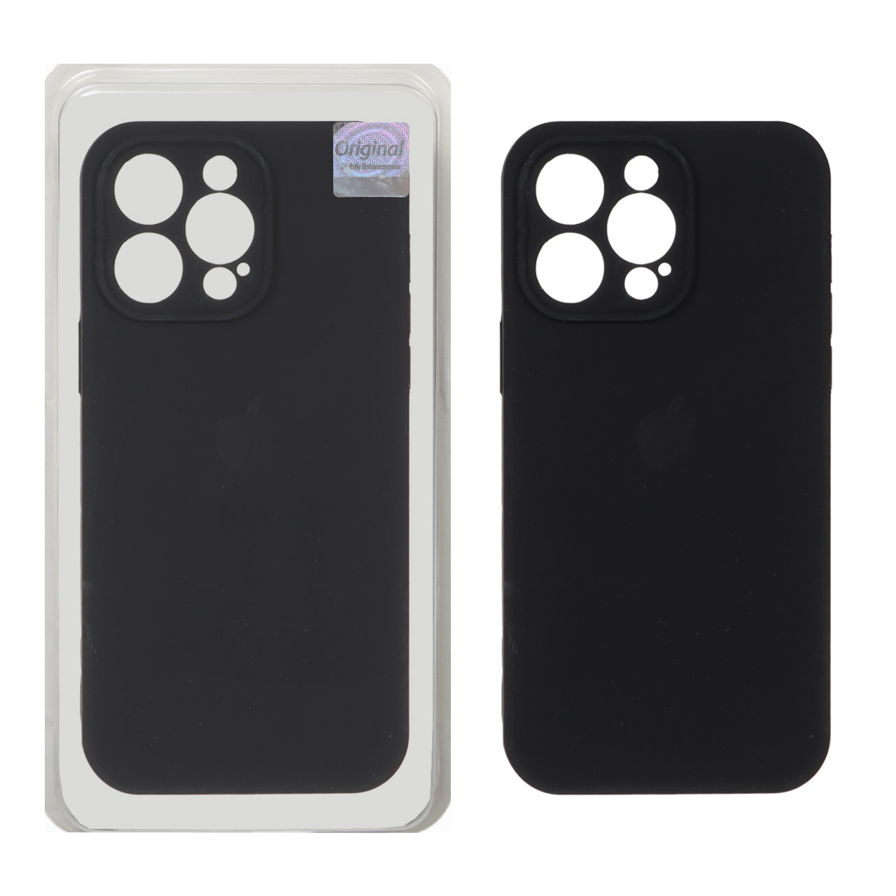 قاب سیلیکونی پاک کنی اورجینال Master Quality مدل Apple iPhone 14 Pro Max - مشکی (پک دار)