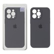 قاب سیلیکونی پاک کنی اورجینال Master Quality مدل Apple iPhone 14 Pro Max - خاکستری (پک دار)