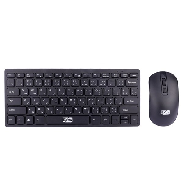 کیبورد و موس بی سیم اکسون K120
