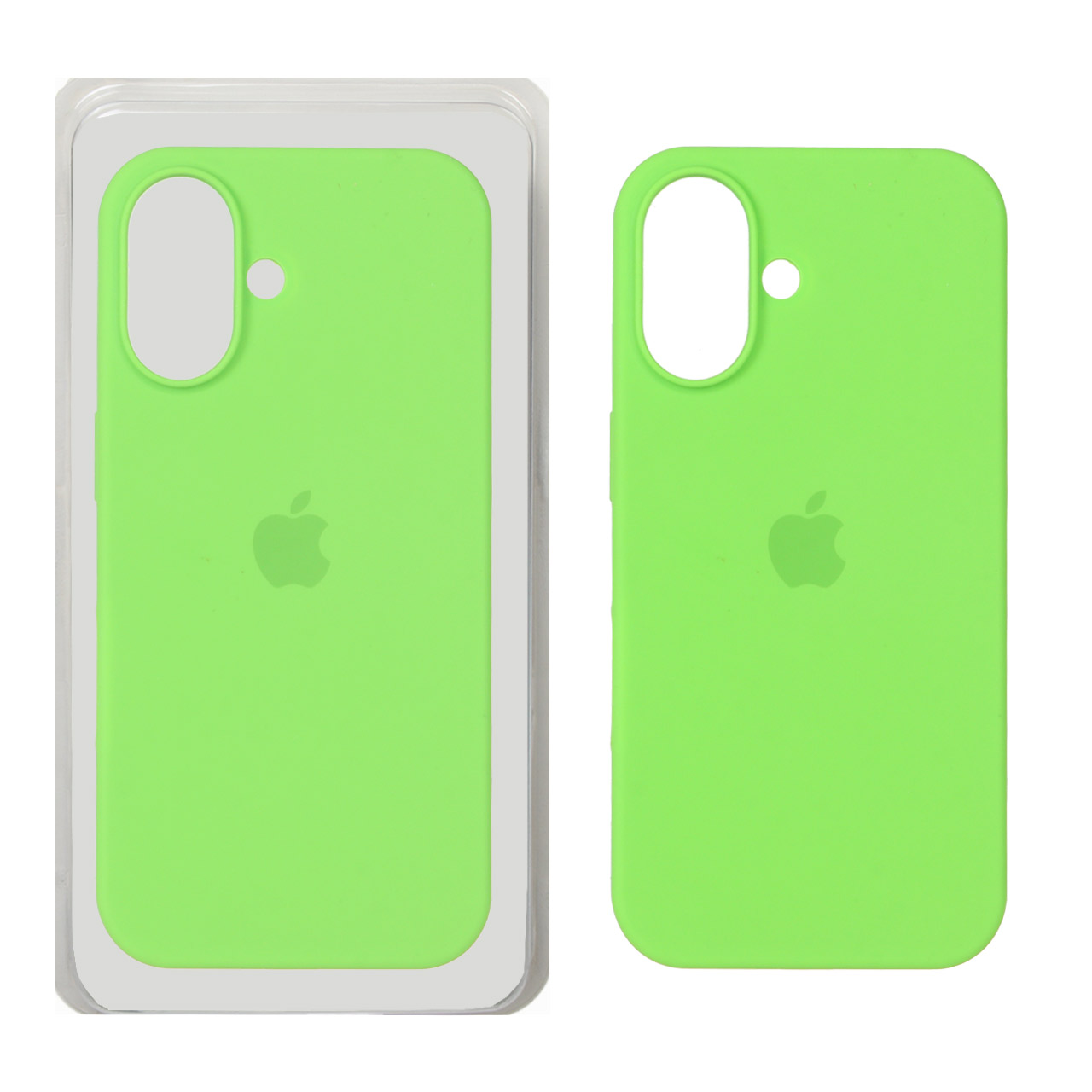 قاب سیلیکونی پاک کنی اورجینال Apple iPhone 16 - فسفری کد 1 (پک دار)