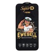 محافظ صفحه نمایش شیشه ای Full Cover Super D Esd Ewesell مدل Apple iPhone 16 Pro Max (بدون پک)