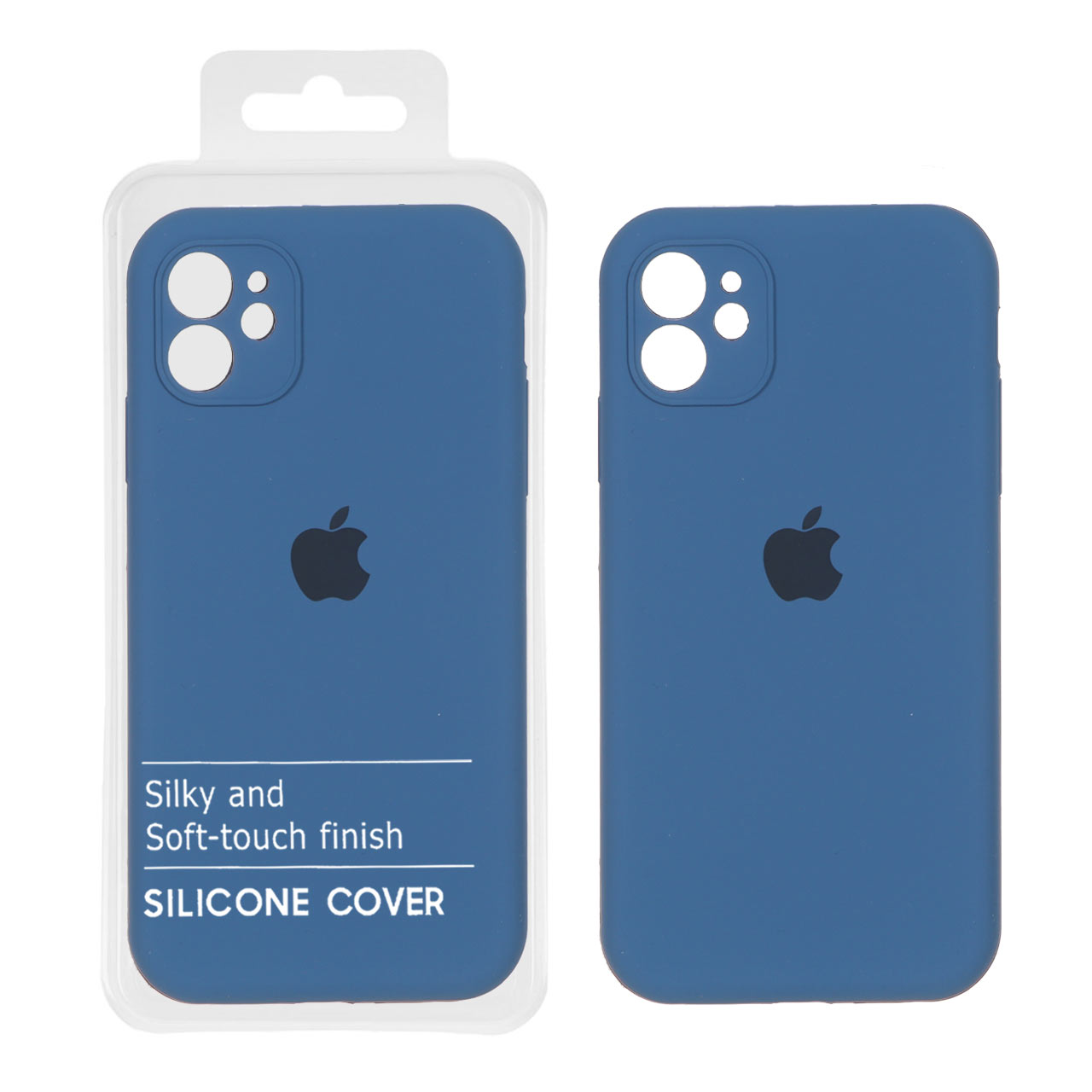 قاب سیلیکونی پاک کنی اورجینال Master Quality مدل Apple iPhone 11 - آبی تیره (پک دار)