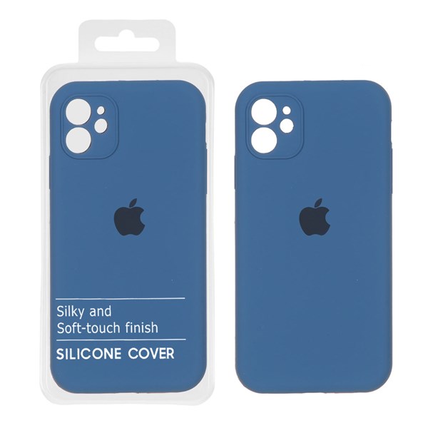 قاب سیلیکونی پاک کنی اورجینال Master Quality مدل Apple iPhone 11 - آبی تیره (پک دار)