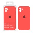 قاب سیلیکونی پاک کنی اورجینال Master Quality مدل Apple iPhone 11 - مرجانی (پک دار)