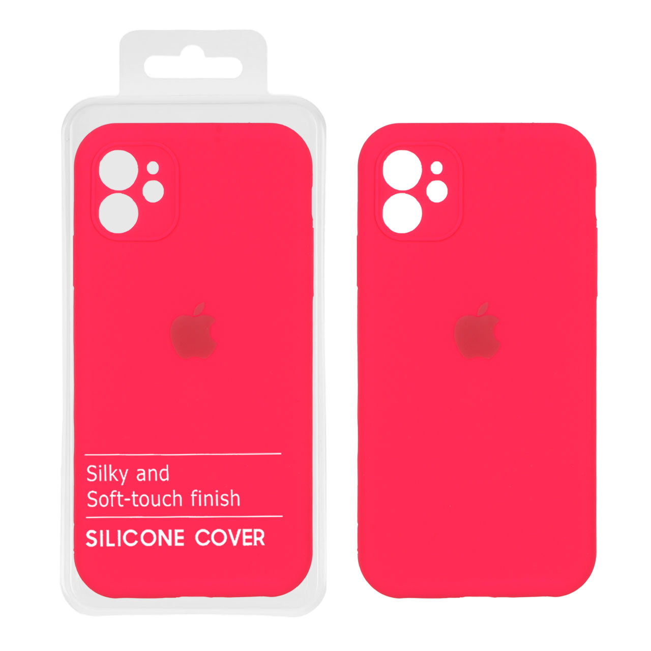 قاب سیلیکونی پاک کنی اورجینال Master Quality مدل Apple iPhone 11 - صورتی فانتزی (پک دار)
