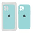 قاب سیلیکونی پاک کنی اورجینال Master Quality مدل Apple iPhone 12 Pro Max - سبز آبی (پک دار)