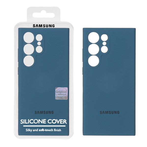 قاب سیلیکونی پاک کنی اورجینال Master Quality مدل Samsung Galaxy S23 Ultra - سبز کله غازی (پک دار)