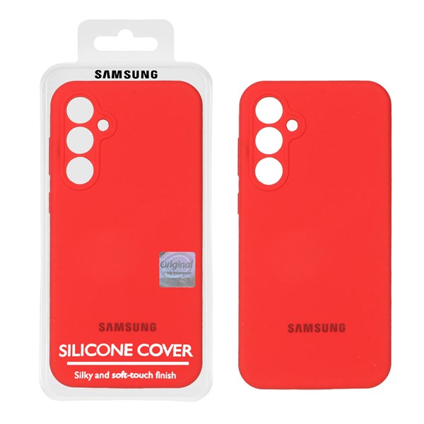 قاب سیلیکونی پاک کنی اورجینال Master Quality مدل Samsung Galaxy S23 FE - قرمز (پک دار)