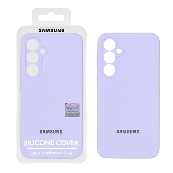 قاب سیلیکونی پاک کنی اورجینال Master Quality مدل Samsung Galaxy A35 - یاسی (پک دار)
