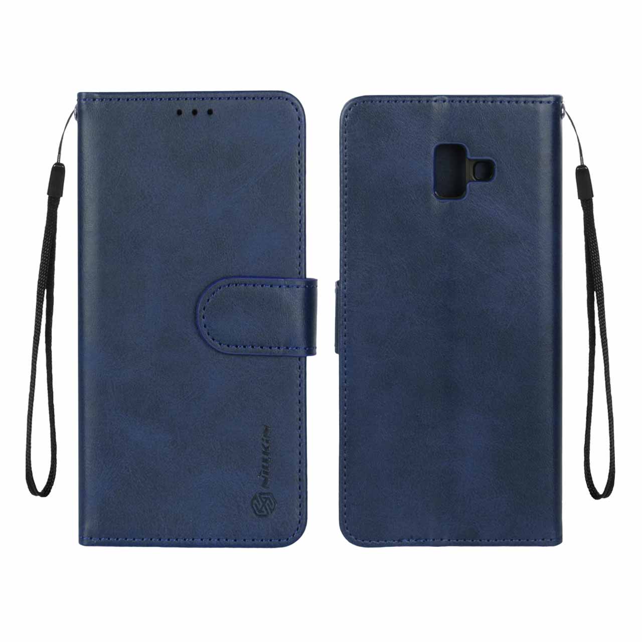 کیف موبایل مگنتی Nillkin مدل Samsung Galaxy J6 Plus / J610 - سرمه ای