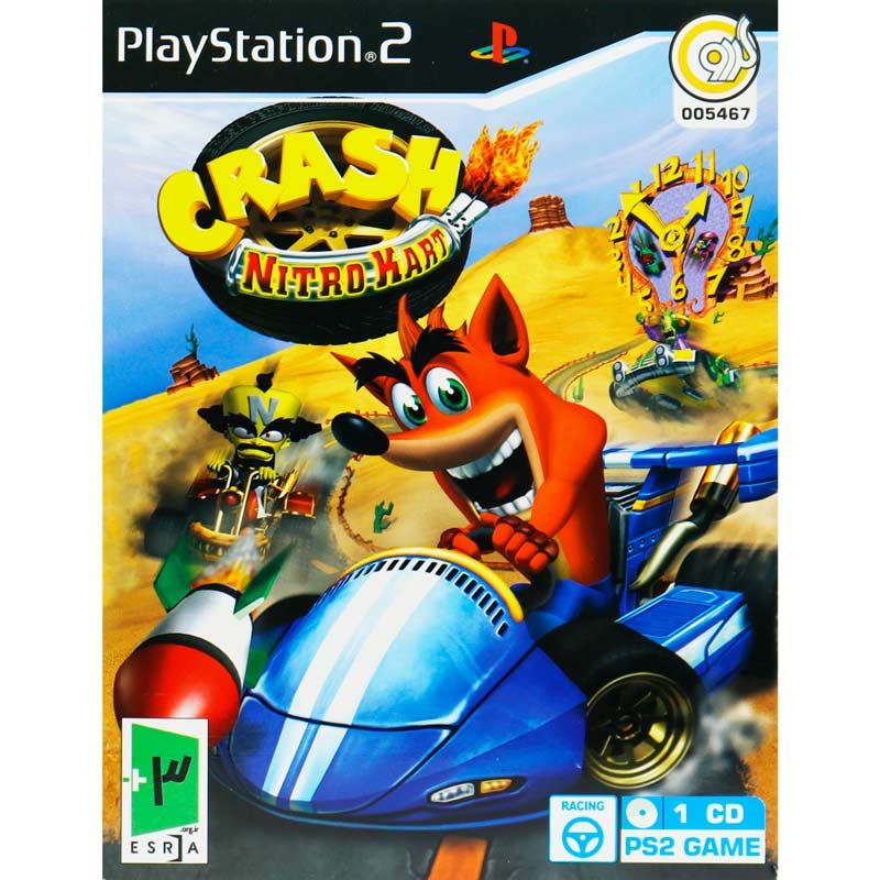 بازی Crash Nitro Kart گردو مناسب برای PS2