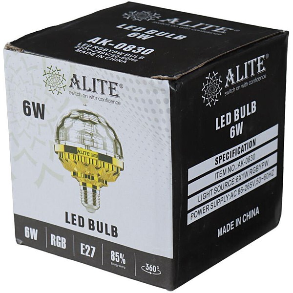 لامپ رقص نور Alite AK-0830 6W E27