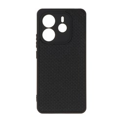 قاب طرح چرم حصیری Golden lion مدل Xiaomi Redmi Note 14 4G - مشکی
