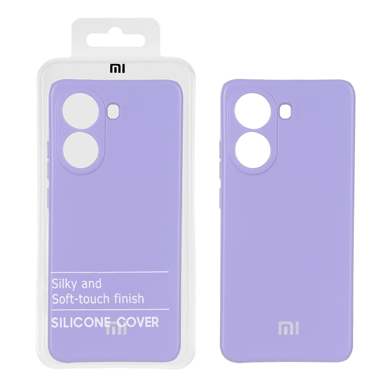 قاب نیو سیلیکون محافظ لنزدار RFF مدل Xiaomi Poco X7 Pro - یاسی (پک دار)