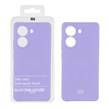 قاب نیو سیلیکون محافظ لنزدار RFF مدل Xiaomi Poco X7 Pro - یاسی (پک دار)