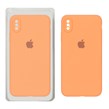 قاب سیلیکونی پاک کنی محافظ لنزدار اورجینال Apple iPhone X Max / iPhone XS Max - نارنجی (پک دار)
