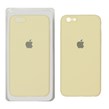 قاب سیلیکونی پاک کنی محافظ لنزدار اورجینال Apple iPhone 6 Plus / iPhone 6s Plus - لیمویی (پک دار)