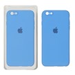 قاب سیلیکونی پاک کنی محافظ لنزدار اورجینال Apple iPhone 6 Plus / iPhone 6s Plus - آبی (پک دار)