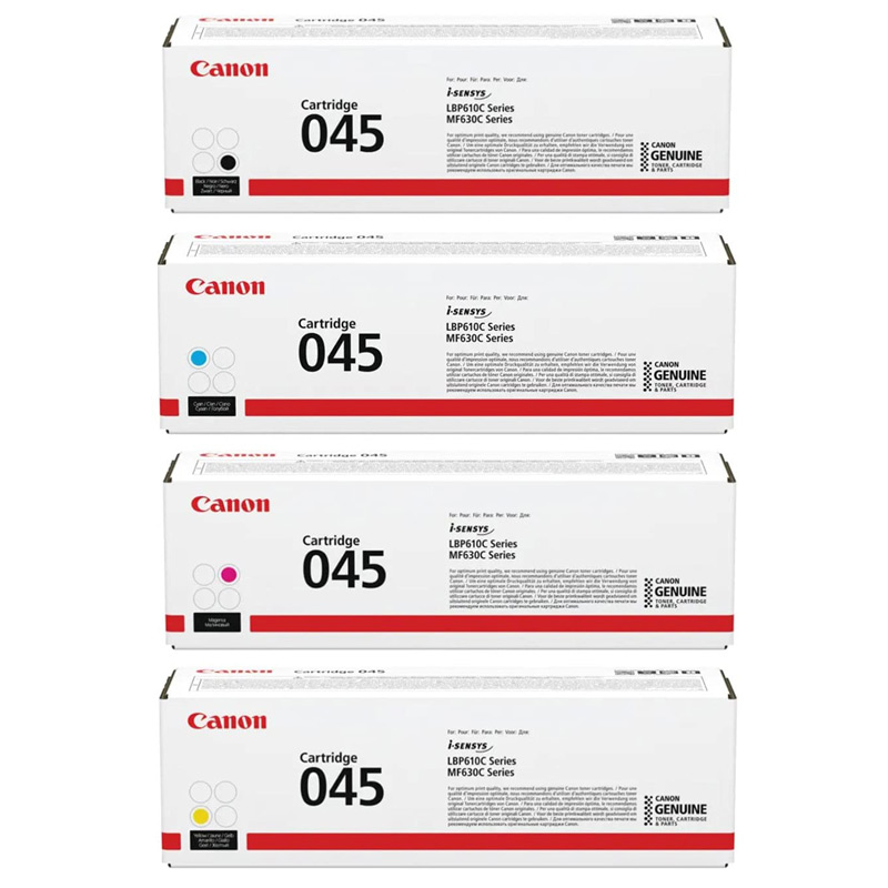 کارتریج لیزری رنگی Canon 045 بسته 4 عددی