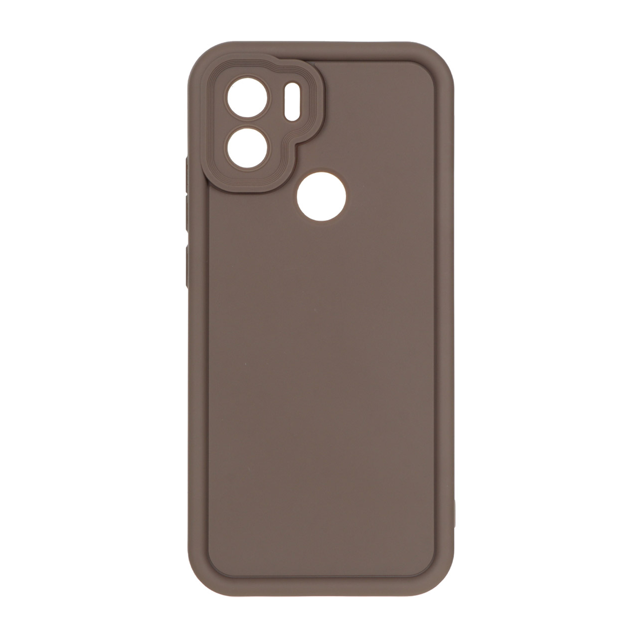 قاب Solid Case مدل Xiaomi Redmi A1 Plus / Redmi A2 Plus - قهوه ای