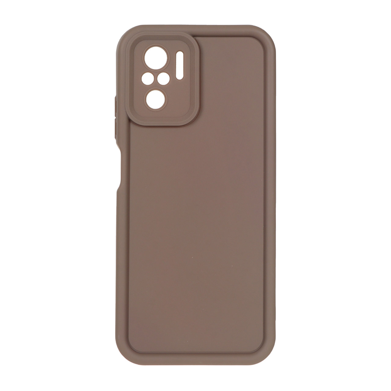 قاب Solid Case مدل Xiaomi Redmi Note 10 4G / Redmi Note 10S / Poco M5S - قهوه ای