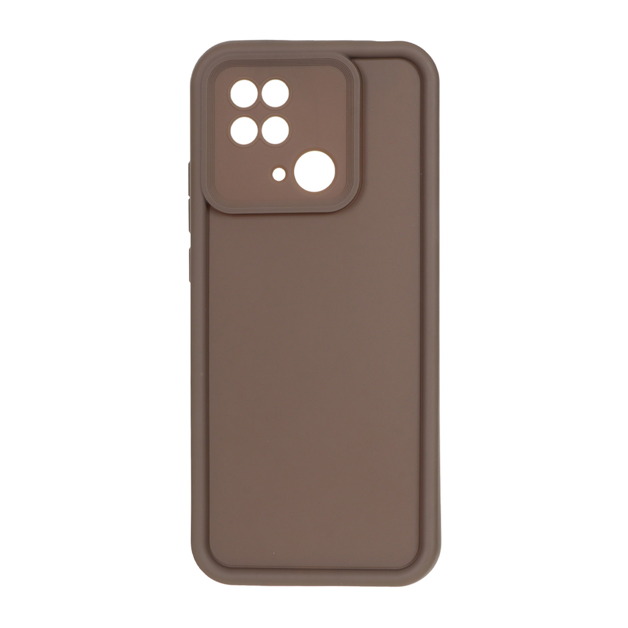 قاب Solid Case مدل Xiaomi Redmi 10C / Redmi 10 Power / Poco C40 - قهوه ای
