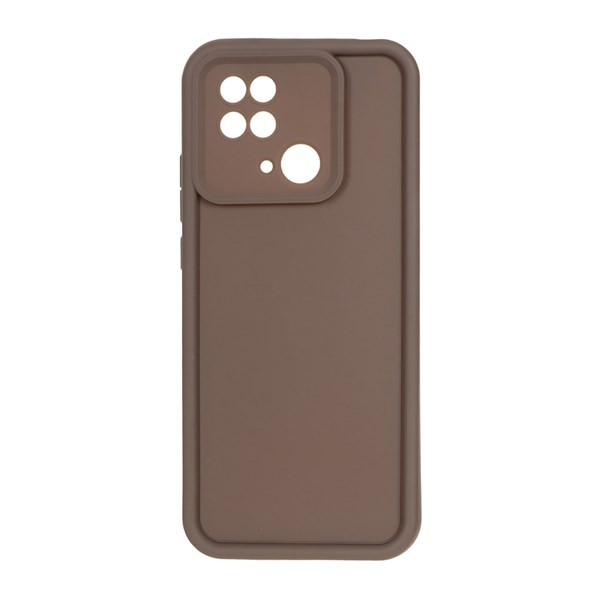 قاب Solid Case مدل Xiaomi Redmi 10C / Redmi 10 Power / Poco C40 - قهوه ای