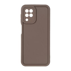 قاب Solid Case مدل Samsung Galaxy A22 4G / M22 / M32 4G / F22 - قهوه ای