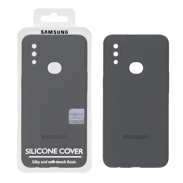 قاب سیلیکونی پاک کنی اورجینال Master Quality مدل Samsung Galaxy A10s - خاکستری (پک دار)