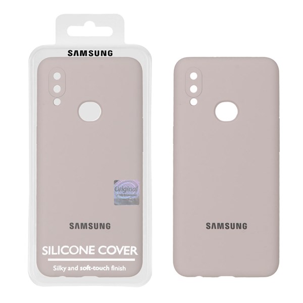 قاب سیلیکونی پاک کنی اورجینال Master Quality مدل Samsung Galaxy A10s - خاکی (پک دار)