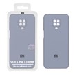 قاب سیلیکونی پاک کنی اورجینال Master Quality مدل Xiaomi Redmi Note 9S / Redmi Note 9 Pro / Redmi Note 9 Pro Max - فیلی (پک دار)