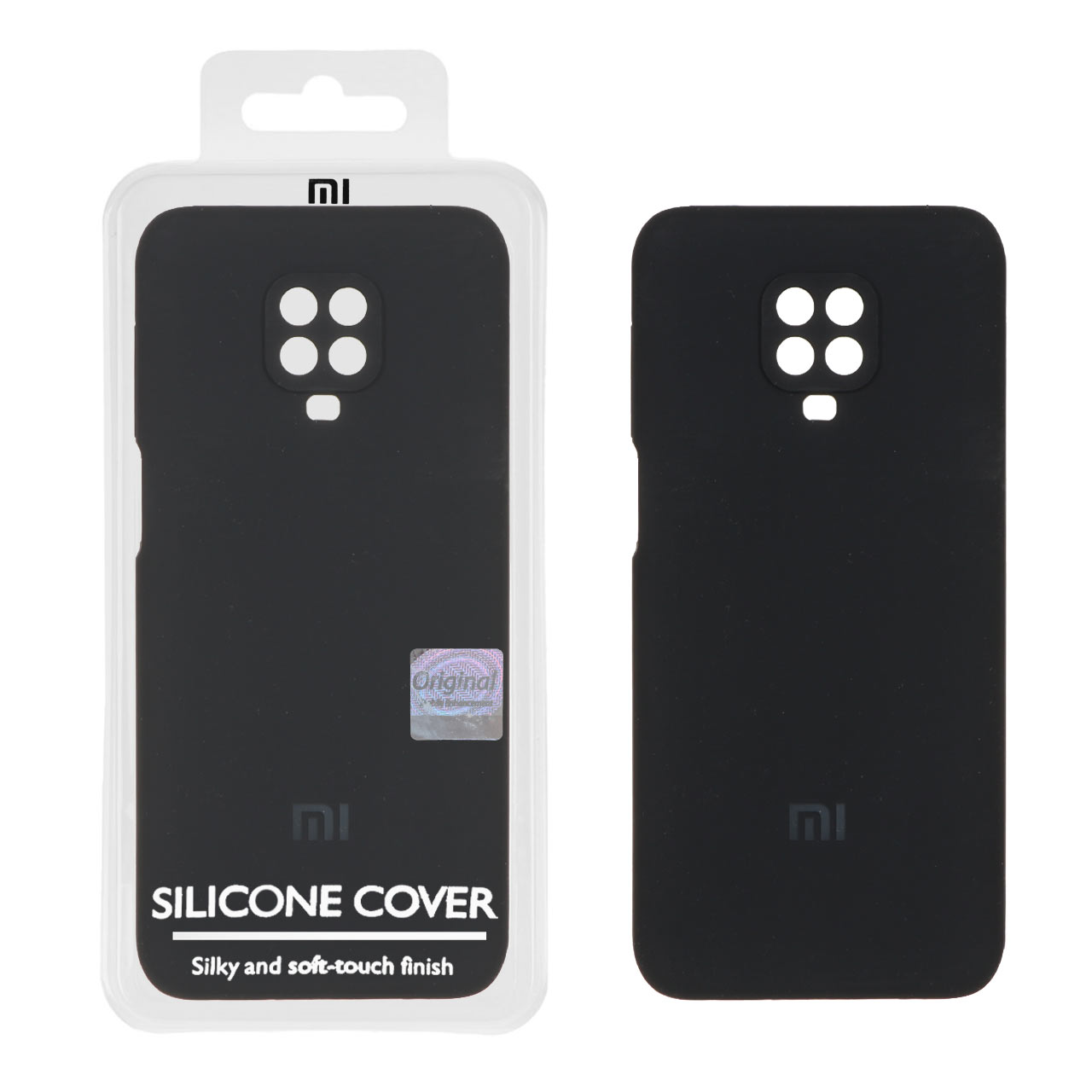 قاب سیلیکونی پاک کنی اورجینال Master Quality مدل Xiaomi Redmi Note 9S / Redmi Note 9 Pro / Redmi Note 9 Pro Max - مشکی (پک دار)