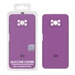 قاب سیلیکونی پاک کنی اورجینال Master Quality مدل Xiaomi Poco X3 / Poco X3 Pro / Poco X3 NFC - ارغوانی (پک دار)