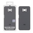 قاب سیلیکونی پاک کنی اورجینال Master Quality مدل Xiaomi Poco X3 / Poco X3 Pro / Poco X3 NFC - خاکستری (پک دار)