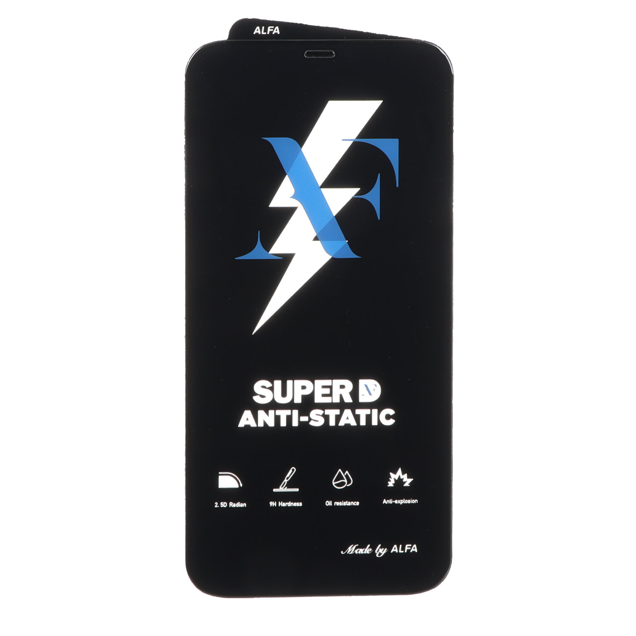 محافظ صفحه نمایش شیشه ای Super D Anti Static ALFA مدل Apple iPhone 12 Pro Max (بدون پک)