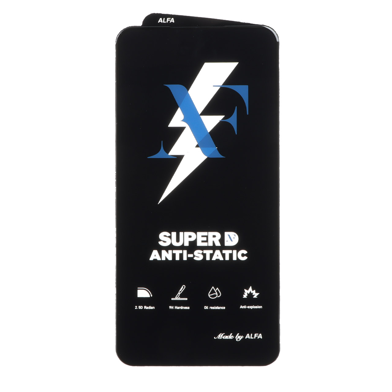 محافظ صفحه نمایش شیشه ای Super D Anti Static ALFA مدل Samsung Galaxy S25 FE / S24 FE / A57 / A37 / A56 / A36 (بدون پک)