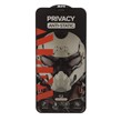 محافظ صفحه نمایش شیشه ای Full Cover ALFA Anti Static Privacy مدل Apple iPhone 11 / iPhone XR (بدون پک)