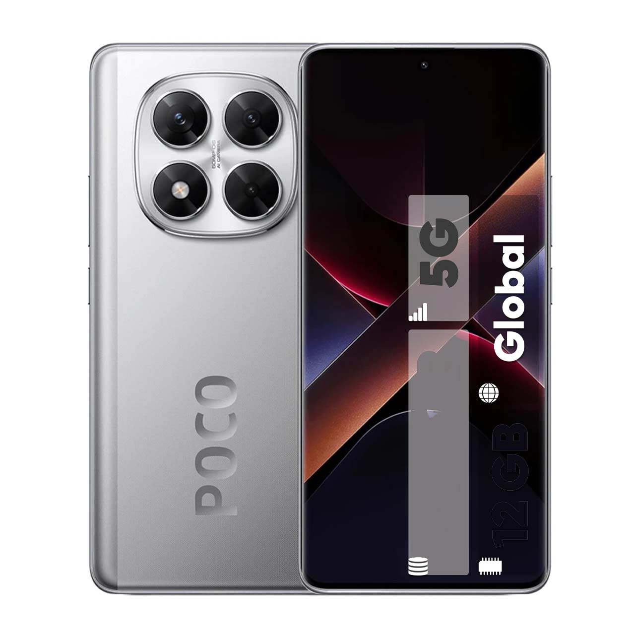 گوشی موبایل Xiaomi مدل (Poco X7 5G (RAM 8 ظرفیت 256GB - نقره ای