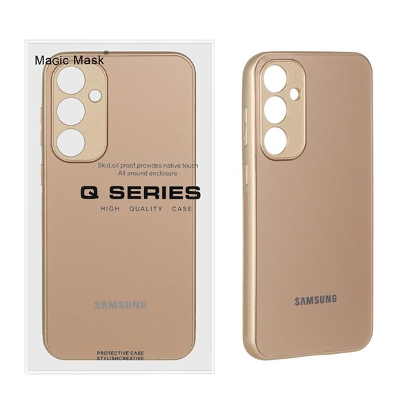قاب اورجینال PVD ضدخش Magic Mask مدل Samsung Galaxy S23 FE - طلایی کد 1 (پک دار)