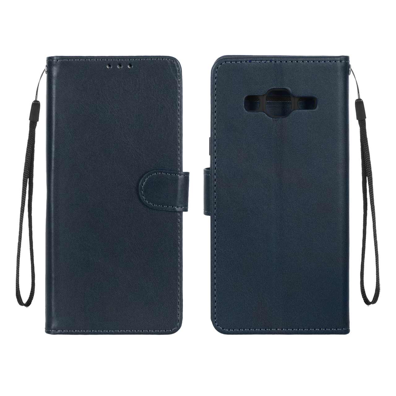کیف موبایل مگنتی درجه یک MNC مدل Samsung Galaxy J3 (2016) / J310 - سرمه ای تیره