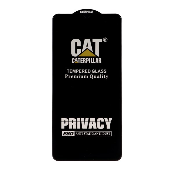 محافظ صفحه نمایش شیشه ای Full Cover Privacy Caterpillar - ESD مدل Samsung Galaxy A20s